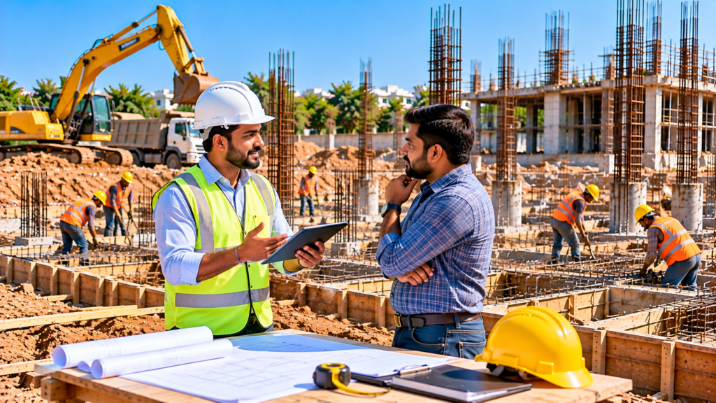 Contact Sama Contractor for foundation contractor and piling services